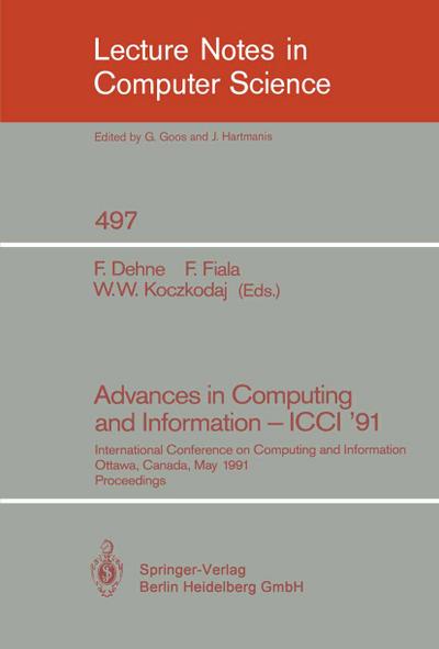Advances in Computing and Information - ICCI ’91