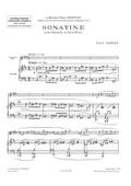 Sonatine pour clarinette en sibet piano