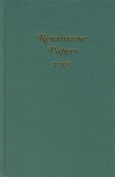 Renaissance Papers 2003