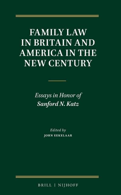 Family Law in Britain and America in the New Century