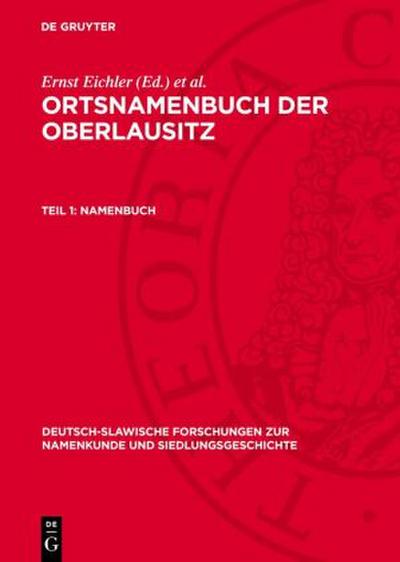 Ortsnamenbuch der Oberlausitz, Teil 1, Namenbuch