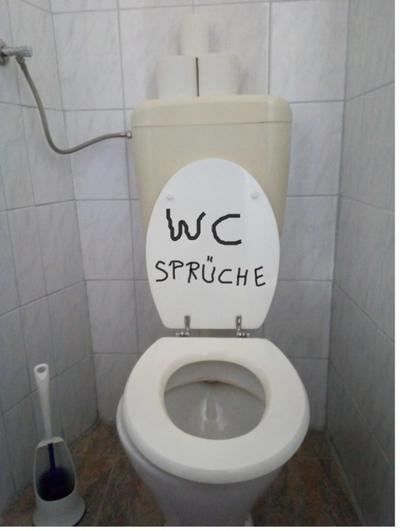 WC Sprüche