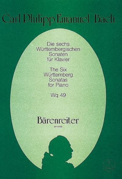 6 Württembergische Sonaten Wq49für Klavier