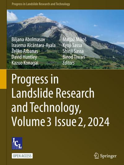 Progress in Landslide Research and Technology, Volume 3 Issue 2, 2024