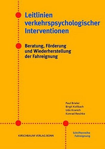 Leitlinien verkehrspsychologischer Interventionen