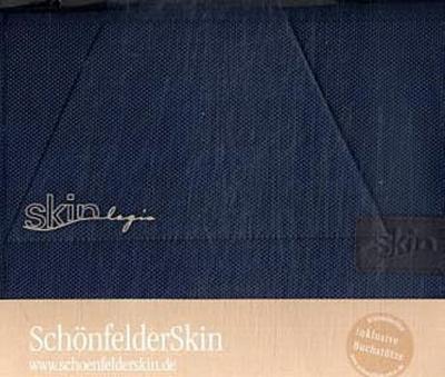SKIN Tasche BASIC Gr. L (Sartorius) marine-blau / mit Tragegurt & Buchstütze