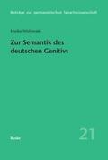 Zur Semantik des deutschen Genitivs