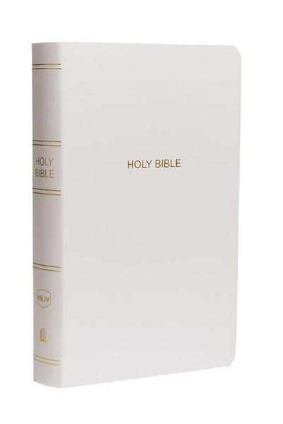 NKJV, Gift and Award Bible, Leather-Look, White, Red Letter, Comfort Print