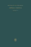 Opera omnia, Tomus IV. Schriften zur Naturwissenschaft / Briefe