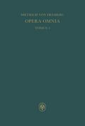 Opera omnia, Tomus III. Schriften zur Naturphilosophie und Metaphysik