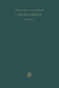 Opera omnia, Tomus II. Schriften zur Metaphysik und Theologie