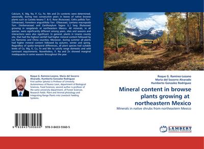 Mineral content in browse plants growing at northeastern Mexico