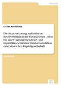 Die Steuerbelastung ausländischer Betriebsstätten 