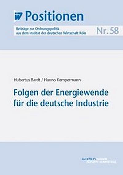 Folgen der Energiewende für die deutsche Industrie