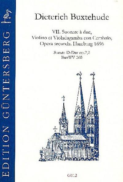Sonata D-Dur op.2,2 BuxWV260 fürVioline, Viola da Gamba und Bc