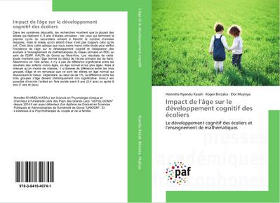 Impact de l’âge sur le développement cognitif des écoliers