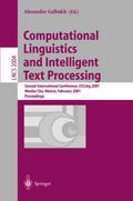 Computational Linguistics and Intelligent Text Processing