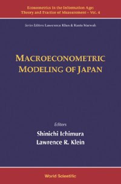 Macroeconometric Modeling Of Japan