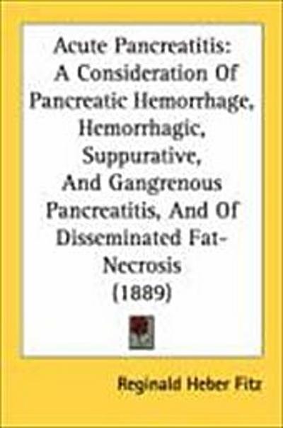 Acute Pancreatitis