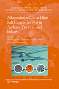 Adaptation to life at high salt concentrations in 