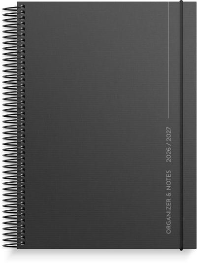 Organizer & Notes A5 26/27 Weinrot