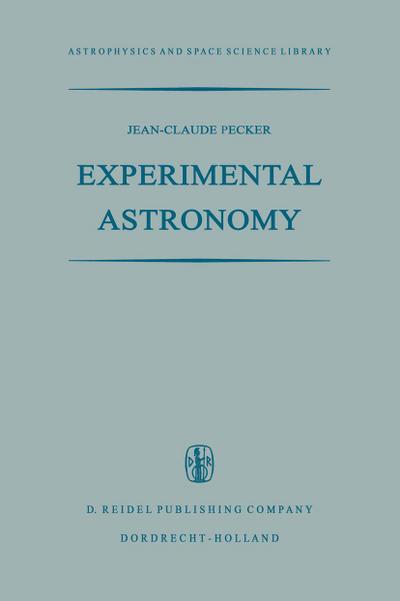 Experimental Astronomy