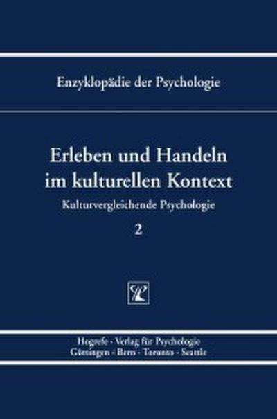Erleben und Handeln im kulturellen Kontext