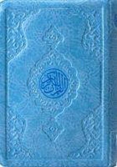 Canta Boy Kuran-i Kerim Ciltli, Mavi, Kilifli, Mühürlü