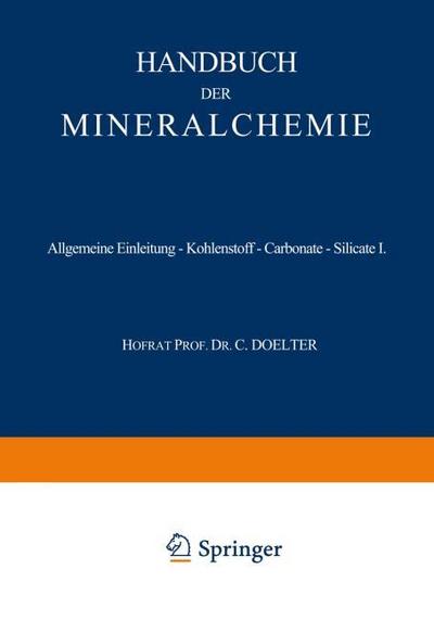 Allgemeine Einleitung - Kohlenstoff - Carbonate - Silicate I