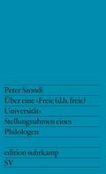 Über eine ’Freie (d.h. freie) Universität