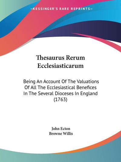 Thesaurus Rerum Ecclesiasticarum