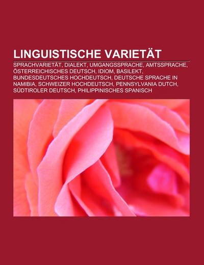 Linguistische Varietät