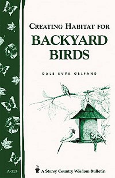 Creating Habitat for Backyard Birds