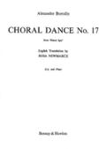 Fürst Igor: Tanz Nr. 17. Frauenchor (SA) und Orchester. Klavierauszug.