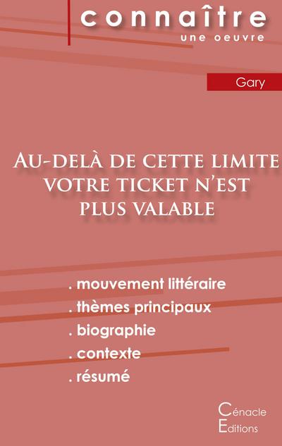 Fiche de lecture Au-delà de cette limite votre ticket n’est plus valable (Analyse littéraire de référence et résumé complet)