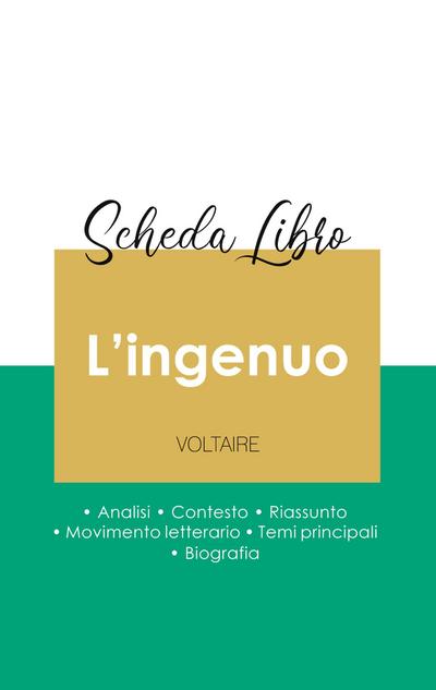 Scheda libro L’ingenuo di Voltaire (analisi letteraria di riferimento e riassunto completo)