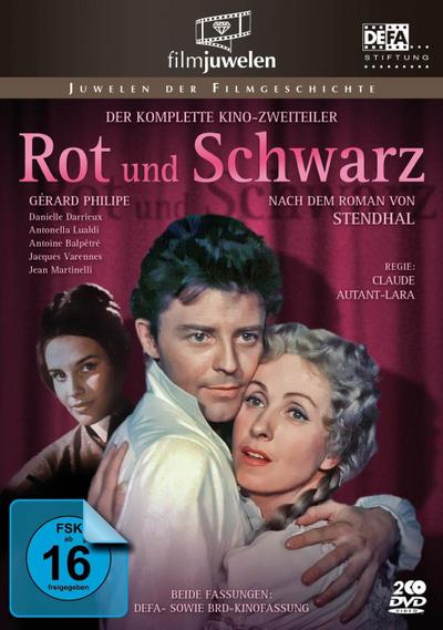 Rot und schwarz