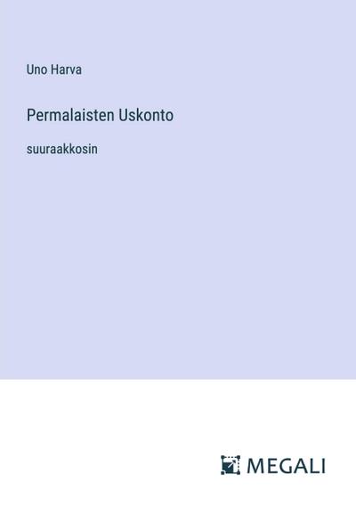 Permalaisten Uskonto