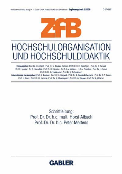 Hochschulorganisation und Hochschuldidaktik