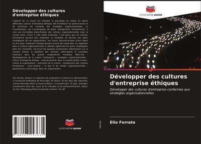 Développer des cultures d’entreprise éthiques