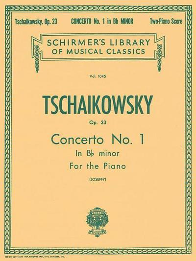 Concerto No. 1 in B-Flat Minor, Op. 23: Schirmer Library of Classics Volume 1045 Piano Duet