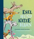 Esel, Hund, Katze, Hahn