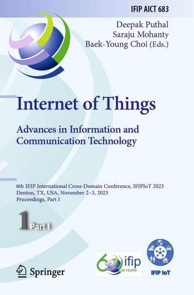 Internet of Things. Advances in Information and Communication Technology