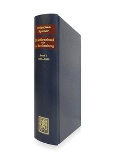 Briefwechsel mit Adam Rechenberg 1686-1704