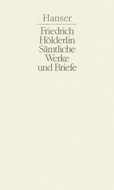 Sämtliche Werke und Briefe, 3 Bde., Bd.3