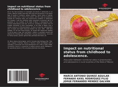 Impact on nutritional status from childhood to adolescence.