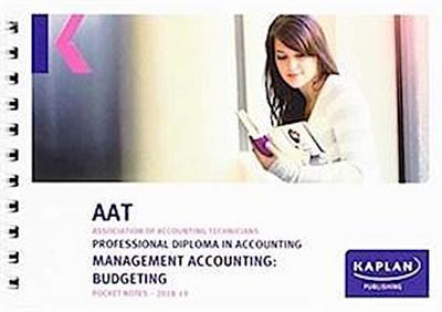 MANAGEMENT ACCOUNTING:BUDGETING - POCKET NOTES