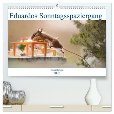 Eduardos Sonntagsspaziergang (hochwertiger Premium Wandkalender 2025 DIN A2 quer), Kunstdruck in Hochglanz