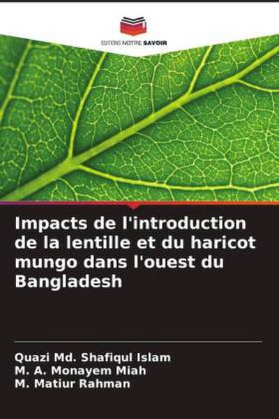 Impacts de l’introduction de la lentille et du haricot mungo dans l’ouest du Bangladesh
