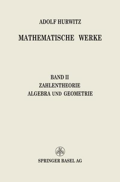 Mathematische Werke